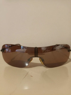 Key K Ess women's sunglasses used, rimless, brown, small size
