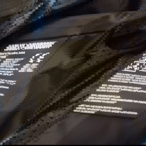 Μπουφάν μηχανής Harley Davidson καινούργιο, δέρμα, μέγεθος 2XL με προστασίες