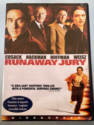 Runaway Jury DVD μεταχειρισμένο, αγγλικοί υπότιτλοι, ζώνη 1