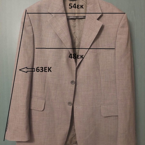 GASTOP COLLECTION suit jacket and trousers used, grey, size L