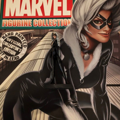 Black Cat Eaglemoss Marvel Classic figurine with magazine like new