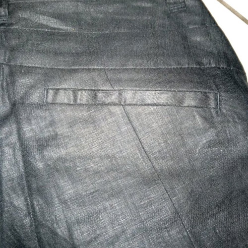 Linen pants new, black, size M 38 10, straight cut with pockets
