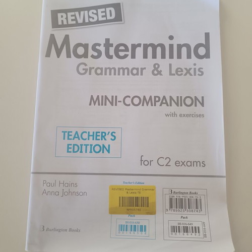 Mastermind Grammar & Lexis Mini-Companion Teacher’s Edition για C2 exams σαν καινούργιο