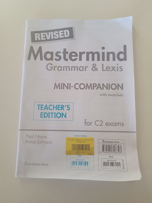 Mastermind Grammar & Lexis Mini-Companion Teacher’s Edition για C2 exams σαν καινούργιο