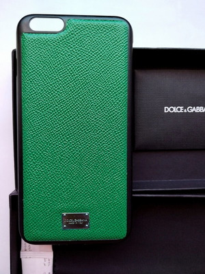 Dolce & Gabbana Saffiano Leather iPhone 7/8 Plus Case New Emerald Green