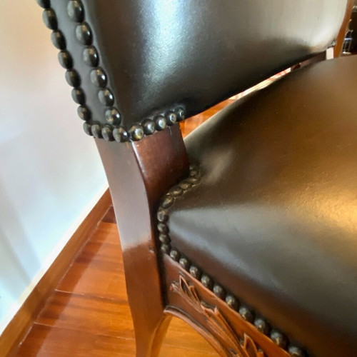 Theodore Alexander leather office chair like new