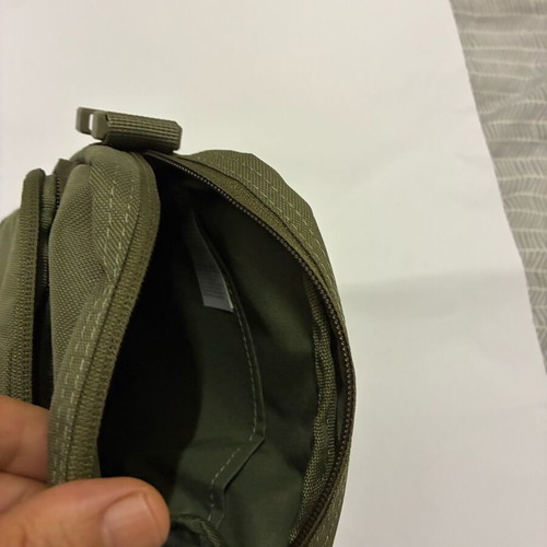 Nike large shoulder bag new green with gold details