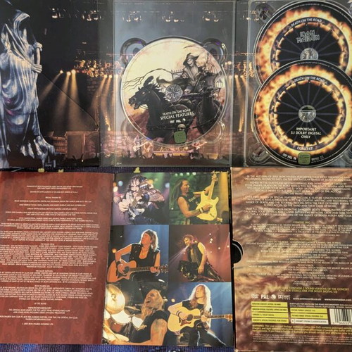 Iron Maiden 3-disc DVD Death on the Road like new, metal