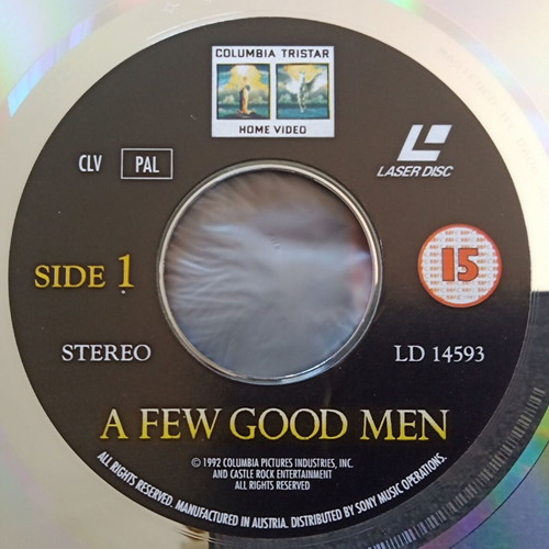 LaserDisc A Few Good Men 1992 like new, drama