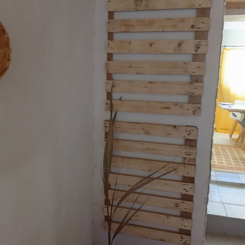 Ξύλινο ντεκόρ τοίχου σετ 2 τεμαχίων, 80x60 εκ. το καθένα, καινούργιο