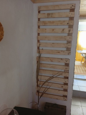 Ξύλινο ντεκόρ τοίχου σετ 2 τεμαχίων, 80x60 εκ. το καθένα, καινούργιο