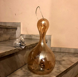 Γυάλινο φωτιστικό σε ζευγάρι