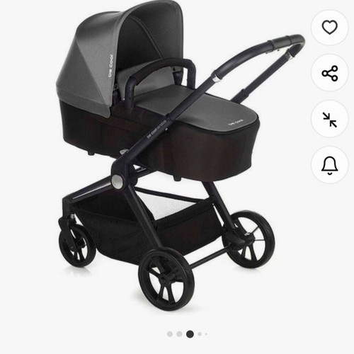 3-in-1 stroller like new, folds like a book, reversible