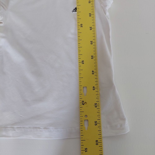 Adidas women's short-sleeve shirt white small like new