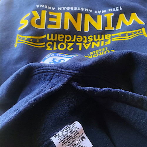 Vintage Chelsea FC 2013 Amsterdam Final Europa League Champions Hoodie, like new