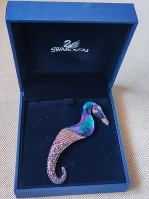 Swarovski Celaya Seahorse брошка 928356