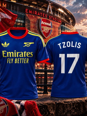 3D φανέλα Arsenal - Τζόλης