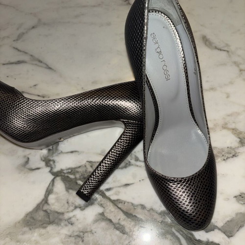 Sergio Rossi high heels size 38, new, gray