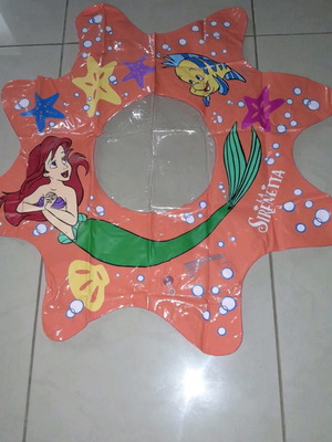Inflatable collectible sea star float with Ariel the Little Mermaid Disney new
