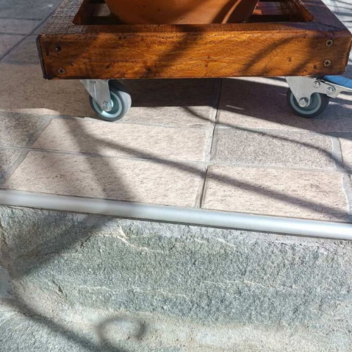 Wooden Chestnut Plant Pot Base 32x32cm with Optional Wheels