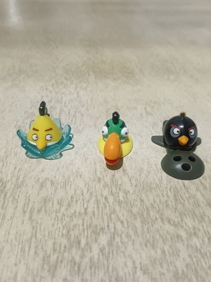 Kinder Angry Birds figures set of 3 like new
