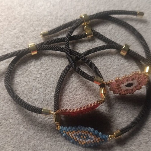 Set of 3 handmade new bracelets with miyuki beads