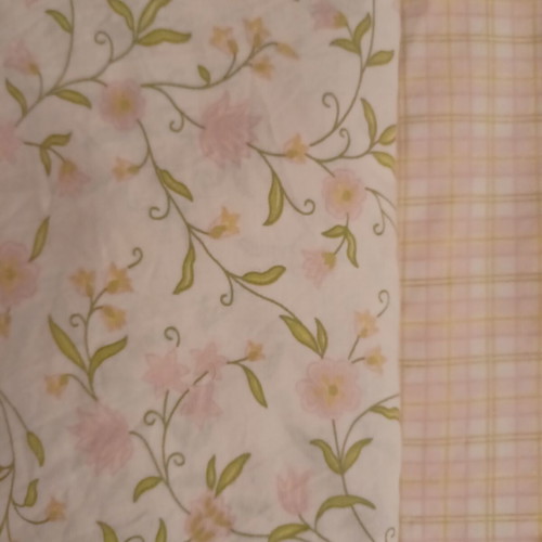 Double bed sheet set like new, 4 pieces