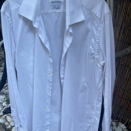 Wedding White Shirt medium, like new, breathable fabric