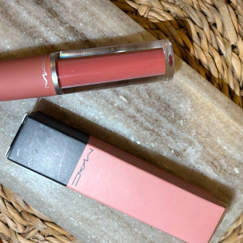 MAC Cosmetics Del Rio Liquid Lipstick with Mini Laneige Serum New