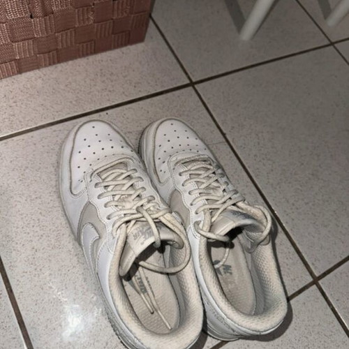 Nike Airforce used white sneakers size 38.5