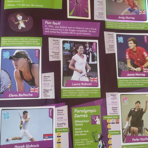 Panini album Olympic Games 2012 London used