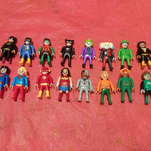 DC Superheroes Playmobil like new, complete collection