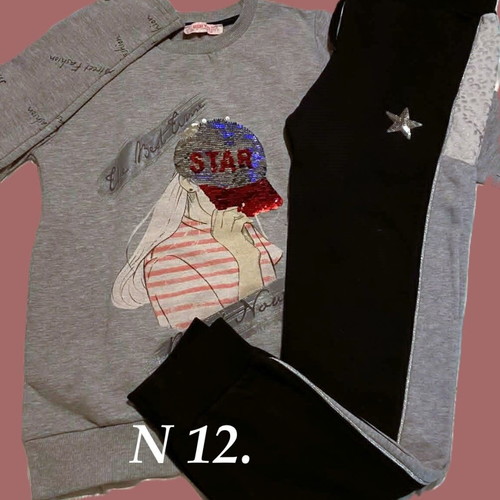 Package N 12 like new, multicolored for girls