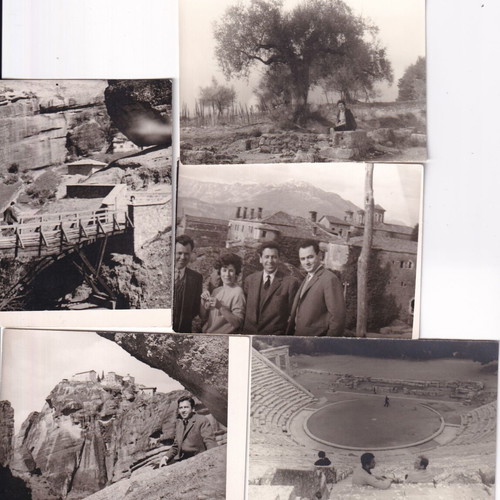 Travel souvenir photos used, pack of 21, Meteora, Epidaurus, Acrocorinth