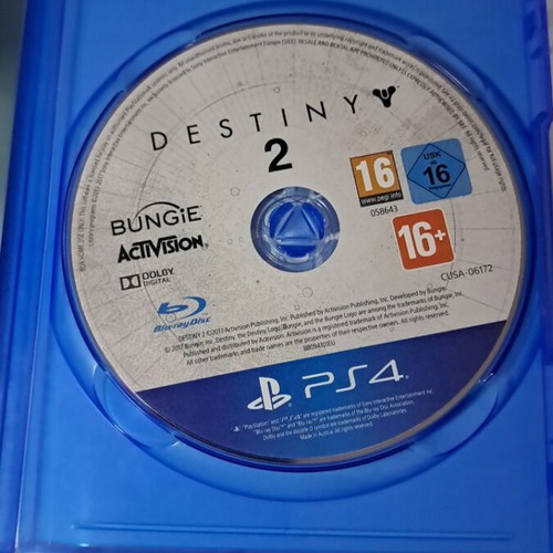 Destiny2 PS4 game like new, no scratches