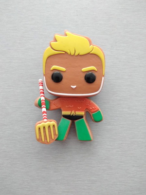 Funko Pop Aquaman Gingerbread Man Marvel collectible like new