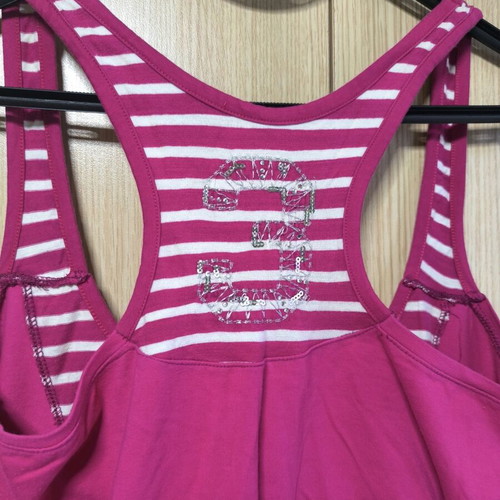 Blouse with straps XL pink like new