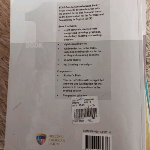 Ecce Practice Examinations Book 1 used
