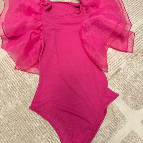 Pink bodysuit small like new