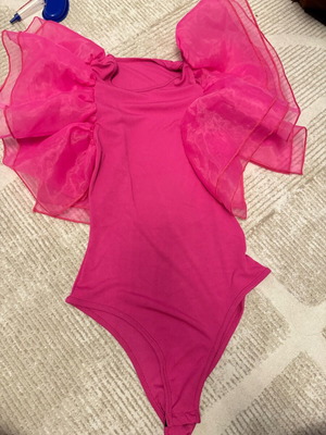 Pink bodysuit small like new