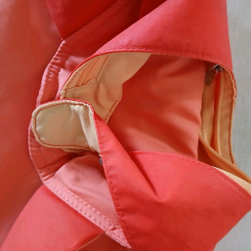 Adidas vintage 2001 backpack like new, coral orange