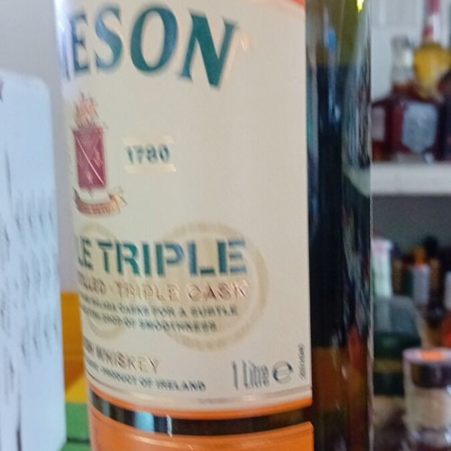 Irish whiskey Jameson Triple Triple 1.0L 40%