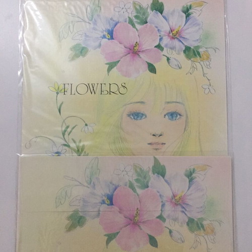 Letter set new, pack with 10 sheets and 5 envelopes