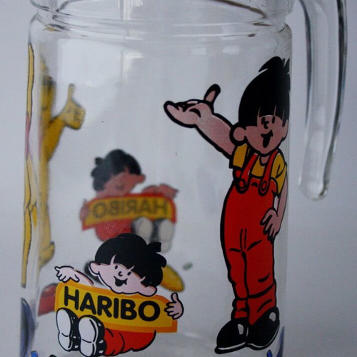 Haribo Bear glass pitcher vintage 90's new Luminarc