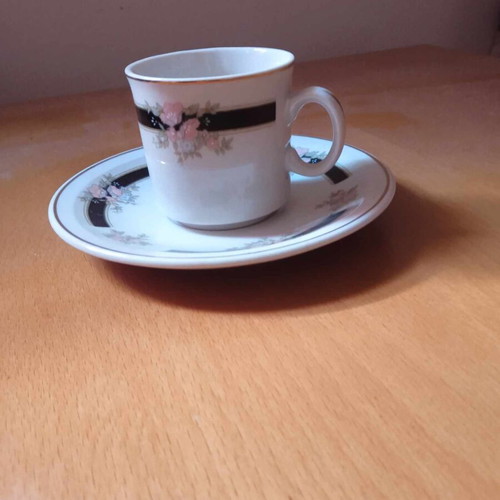 Coffee cups small set of 6, new