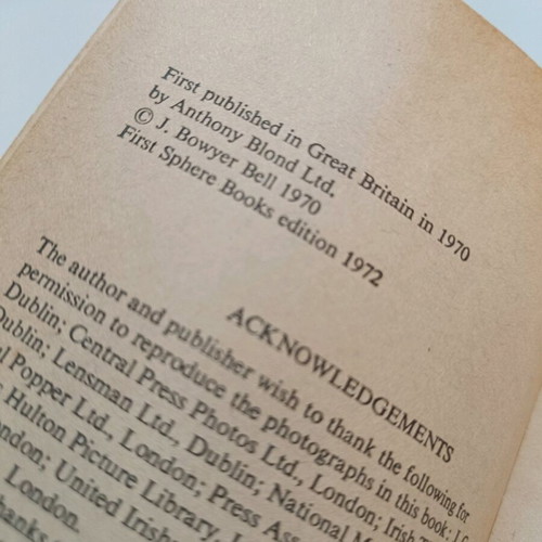 The Secret Army book like new about the IRA