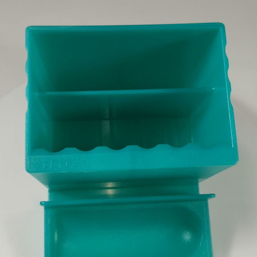 Vintage Leitz 5317 desk organizer pencil holder turquoise like new