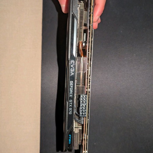 EVGA GeForce GTX 970 4GB FTW+ ACX 2 used office graphics card