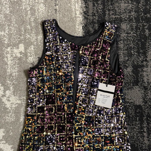 Shine 2gether women's dress new, colorful, size S/M
