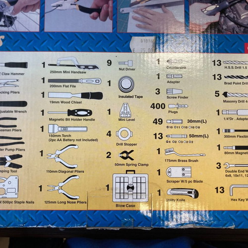 Contra 152-piece hand tool set new